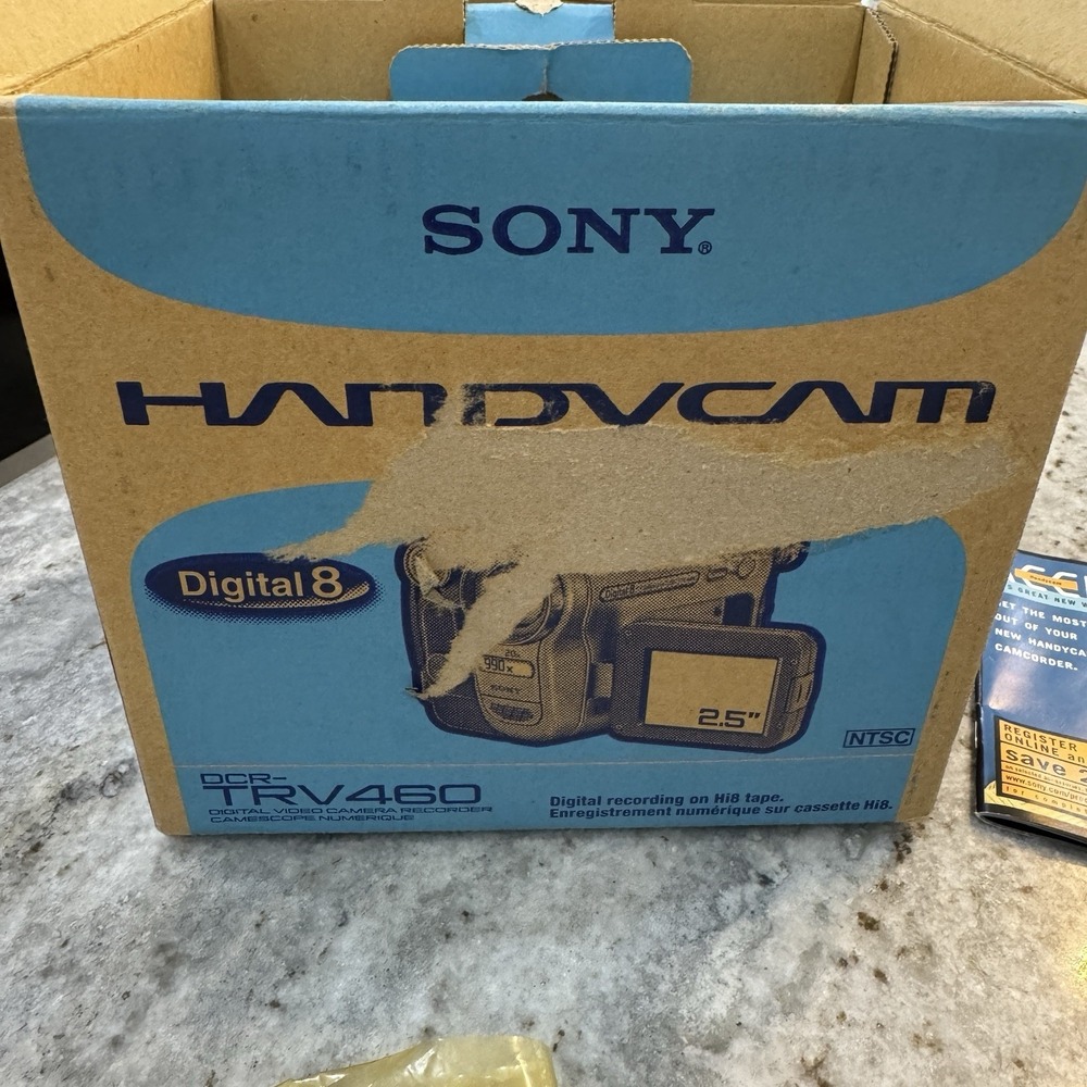Sony Handycam DCR-TRV460 With Box Manual And Accessories Tested